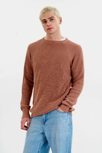 KOMODO KOMODO Herren vegan Jumper Herren Nebel Kaffee