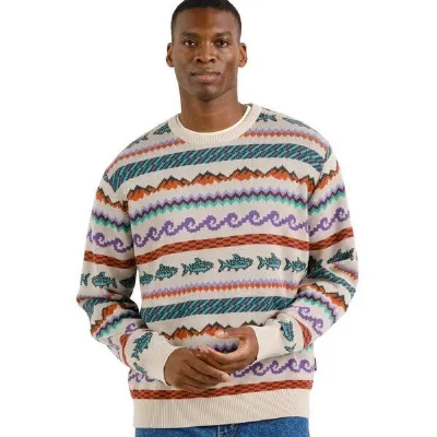 Dedicated DEDICATED Herren Strickpullover Mora Fair Isle