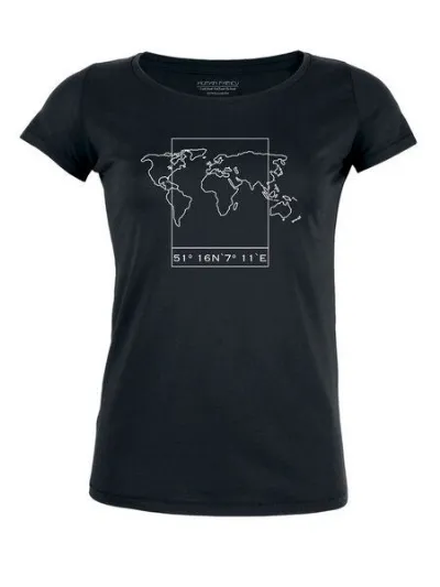 Human Family Human Family T-Shirt - Damen - Amorous Worldmap