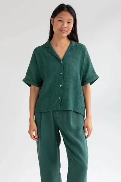 TWOTHIRDS TWOTHIRDS Damen vegan Bluse Zuqar