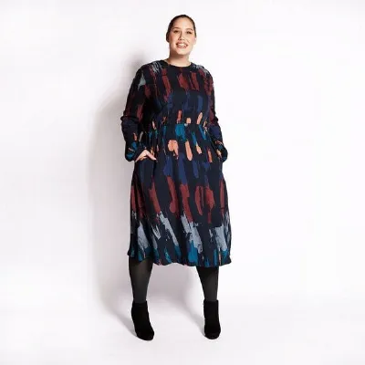 WiDDA berlin WiDDA berlin Elegantes Kleid SPLASH aus TENCEL mit grafischem Muster
