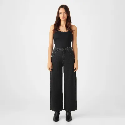 DAWN BLINK High Waist Culotte Jeans