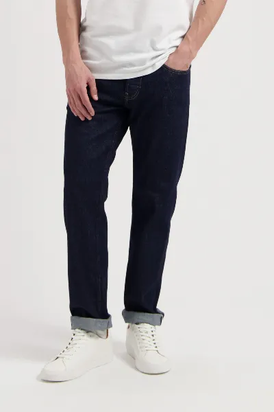 MUD Jeans MUD Jeans Herren vegan Jeans Mid Tapered Hank Dip Dry Navy