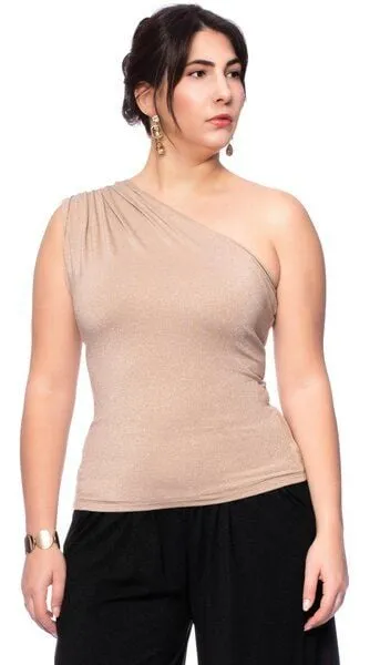 Ingoria Ingoria LU Top mit asymmetrischer Schulterpartie