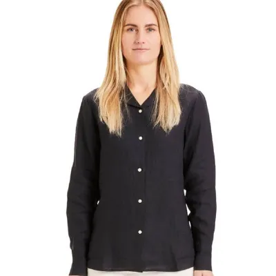 KnowledgeCotton Apparel KnowledgeCotton Apparel Sage Classic Reg Linen Shirt