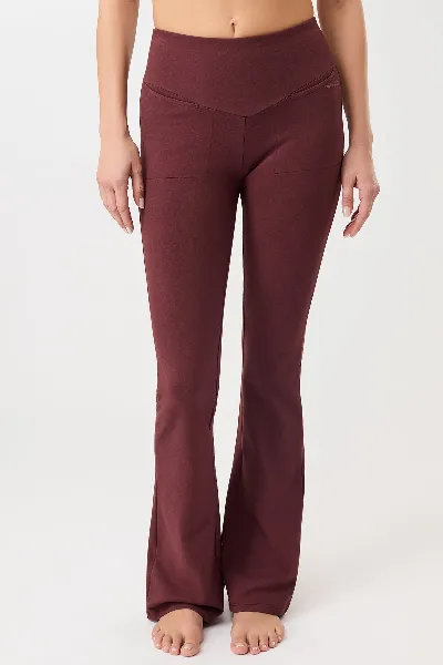 mandala MANDALA Damen vegan Hose Back Envelope Ruby