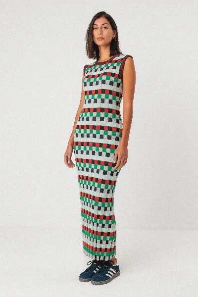 SKFK SKFK Damen vegan Kleid Idi Mehrfarbig