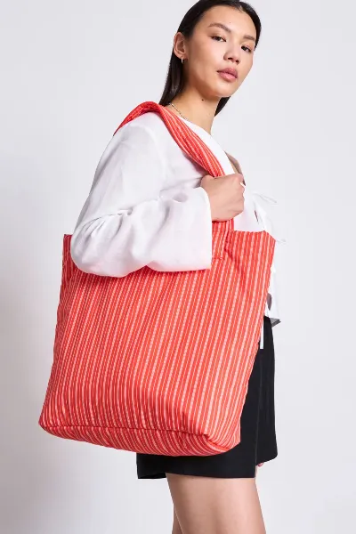 JAN 'N JUNE Tasche Smol Striped Rot