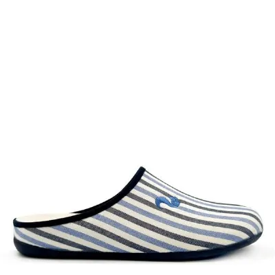 thies Veganer thies 1856 ® Eco Pyjama Slipper aus rec. Baumwolle