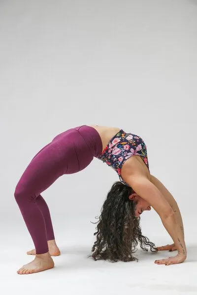 YogiLiebe YogiLiebe Yoga Legging Maitri aus Bio-Baumwolle V high waist Bund