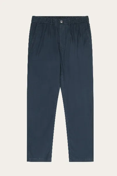 KnowledgeCotton Apparel KnowledgeCotton Apparel Herren vegan Chino-Hose Tim Tapered Total Eclipse Navy