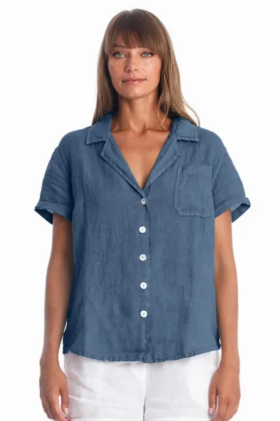 RAVENS VIEW IBIZA RAVENS VIEW IBIZA Damen vegan Hemd Elly Jeans