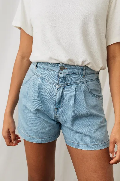 TWOTHIRDS TWOTHIRDS Damen vegan Shorts Lapins Fresh Blue