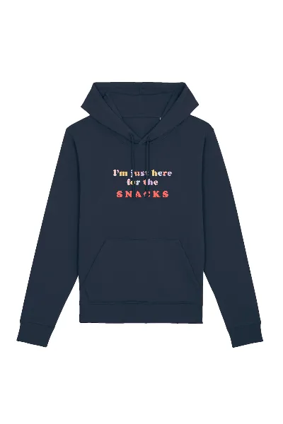 Oat Milk Club Oat Milk Club Damen vegan Unisex Hoodie Snacks - Navy