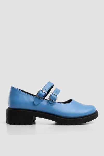 BOHEMA BOHEMA Damen vegan Ballerinas Mary Jane Twin Baby Blau