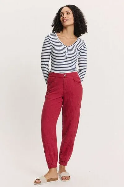 TRANQUILLO TRANQUILLO Hose Aidaa Slub Musselin GOTS (1170004)