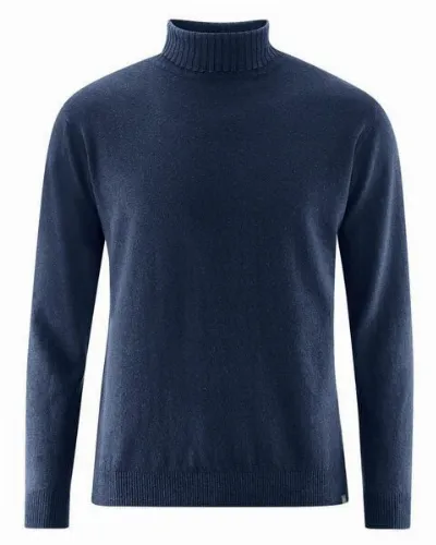 HempAge HempAge Herren Rollkragenpullover Hanf Bio Baumwolle