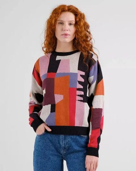Dedicated DEDICATED Pullover Abstract Chaos - Multicolor