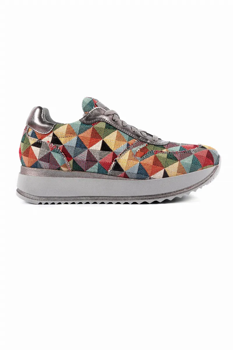 Risorse Future Risorse Future Damen vegan Sneaker Asia Pyramide Multicolor