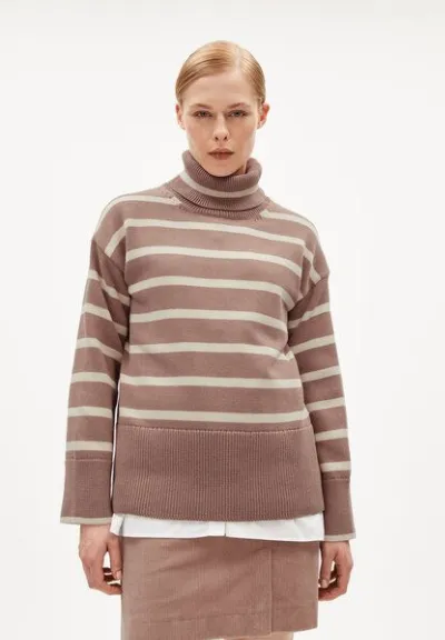 ARMEDANGELS ARMEDANGELS CHANAA STRIPES Damen Pullover Loose Fit aus Bio-Baumwolle