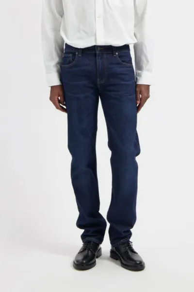MUD Jeans MUD Jeans Herren vegan Jeans Bryce Mid Straight Faded Steel