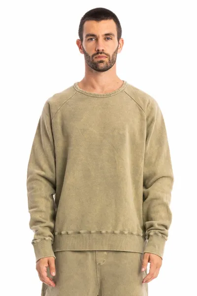 RAVENS VIEW IBIZA RAVENS VIEW IBIZA Herren vegan Sweatshirt Roc Ivy Grün