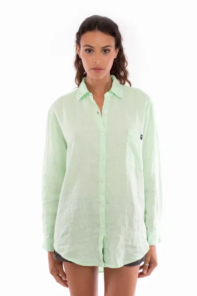 RAVENS VIEW IBIZA RAVENS VIEW IBIZA Damen vegan Shirt Monet Mintgrün