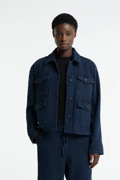Kings Of Indigo Kings of Indigo Damen vegan Jacke Meisho Mid Indigo Cord