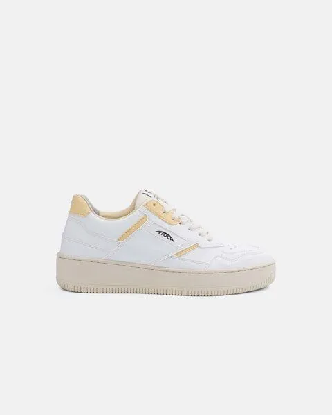 MoEa MoEa Sneakers Origin - White & Yellow - Pineapple