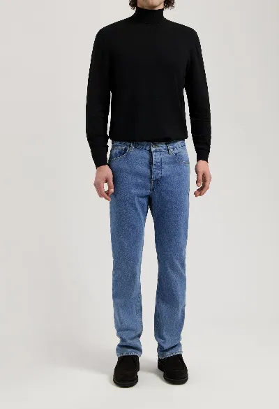 MUD Jeans MUD Jeans Herren vegan Jeans Mid Bootcut Leo Stone Vintage Blau