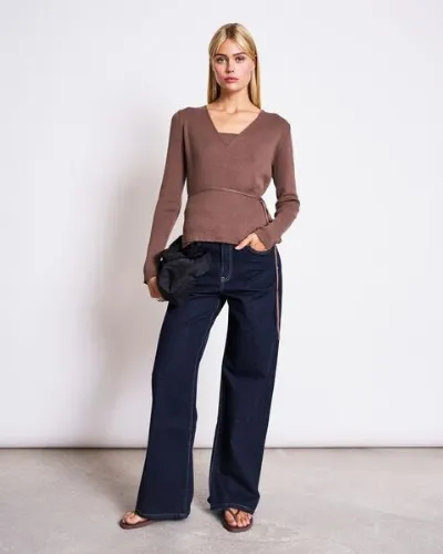 JAN N JUNE JAN N JUNE Wickelcardigan ZARI aus Strick GOTS