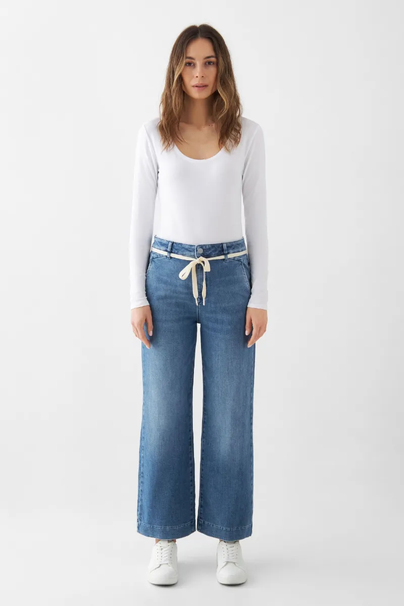 DAWN Jeans Dew Flared Soft Medium Blue