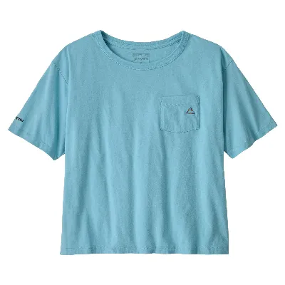 Patagonia W'S FITZ ROY MASSIF EASY CUT POCKET TEE