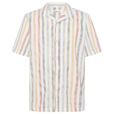 KnowledgeCotton Apparel KnowledgeCotton Apparel Kurzamr-Hemd Relaxed