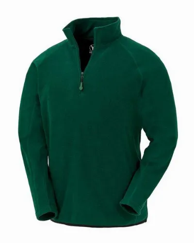 YTWOO YTWOO Recycelter Unisex Microfleece-Pullover mit Reißverschlusskragen