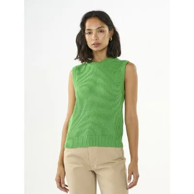 KnowledgeCotton Apparel KnowledgeCotton Apparel Strick-Pullunder aus Bio-Baumwolle und Modal