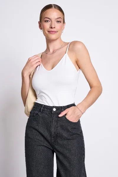 JAN N JUNE JAN 'N JUNE Damen vegan Oberteil Matilda White