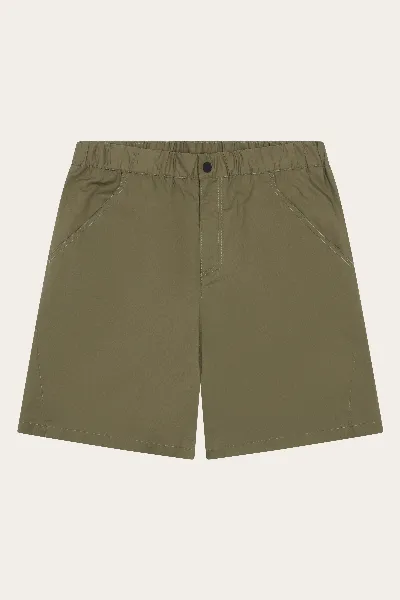 KnowledgeCotton Apparel KnowledgeCotton Apparel Herren vegan Shorts Herren Storm Relaxed Vent Ripstop 90 Burned Olive