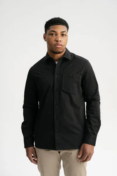 MELA MELA Herren vegan Twill Hemd Ashutosh