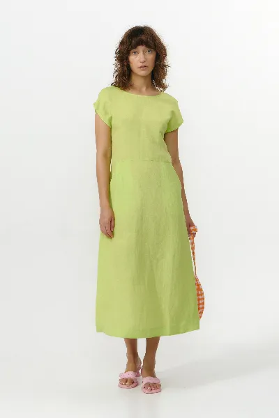 SUITE13LAB SUITE13LAB Damen vegan Kleid Tinto Apfelgrün