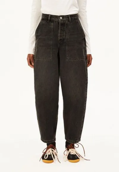 ARMEDANGELS ARMEDANGELS BAARLY HIGH WORKER BARREL Damen Jeans aus 100% Bio-Baumwolle non stretch