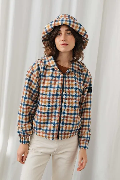 TWOTHIRDS TWOTHIRDS Damen vegan Jacke Honalo Multicolour Vichy