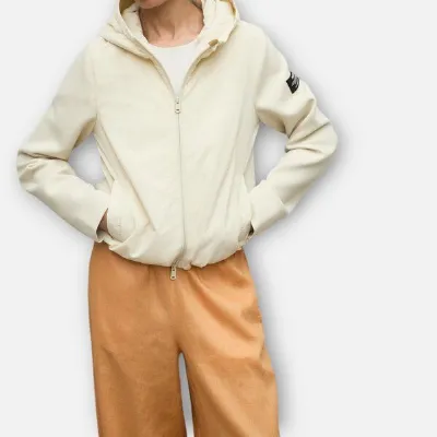 ECOALF ECOALF Sweat-Zipper Nascaalf woman, Farbe beige