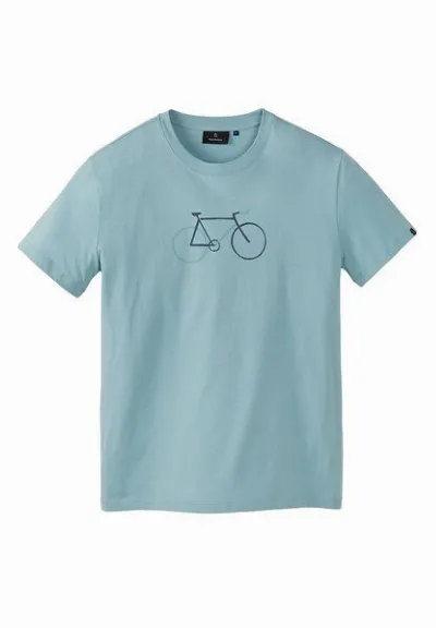 recolution Herren T-Shirt aus Bio-Baumwolle - AGAVE BIKE LETTERS - recolution