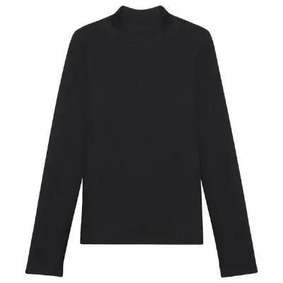 KnowledgeCotton Apparel KnowledgeCotton Apparel Ripp-Longsleeve High Neck