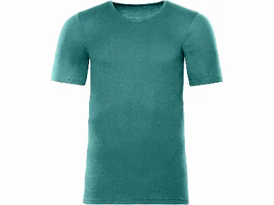 Living Crafts Living Crafts Bio-Herren-T-Shirt JACOB mit Rundhalsausschnitt, dark sea,