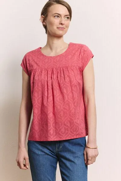 TRANQUILLO TRANQUILLO Bluse in Batist Optik Lunaa aus Bio-Baumwolle (1180008)