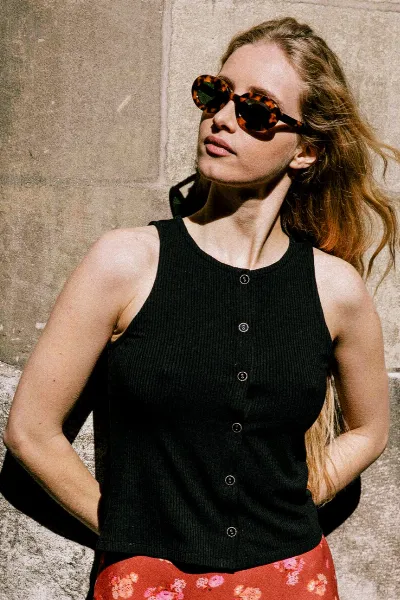 Avani Avani Damen vegan Top Flieder