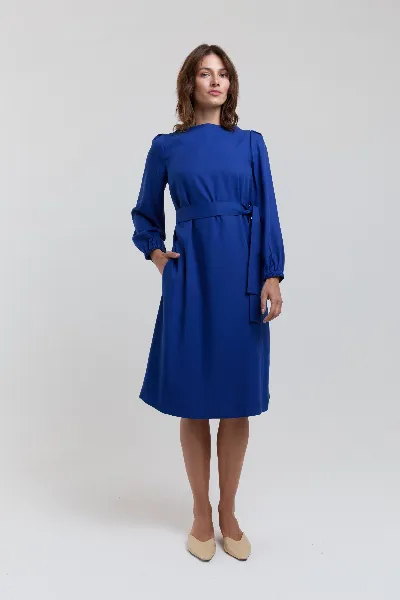 AYANI AYANI Damen vegan Kleid Mia Mitternachtsblau