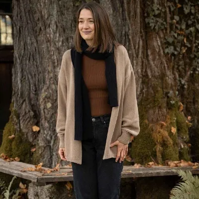 Vresh Clothing Vresh Clothing Vreda, Strick Cardigan aus Biobaumwolle